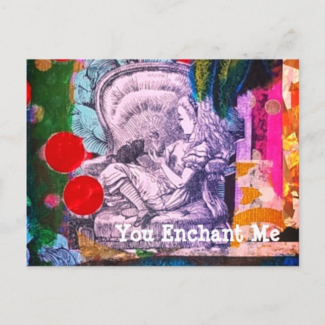 Cartão Postal Cartão-postal Alice no País das Maravilhas (Frente)