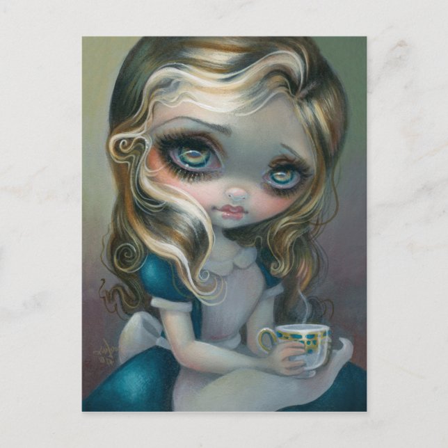 Cartão Postal Cartão-postal "Alice's Advice" (Frente)