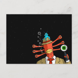 Cartão Postal Cartão-postal "Alienígena suspeita"