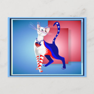 Cartão Postal Cartão-postal All American Cat