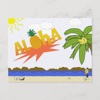 Cartão Postal Cartão-postal ALOHA