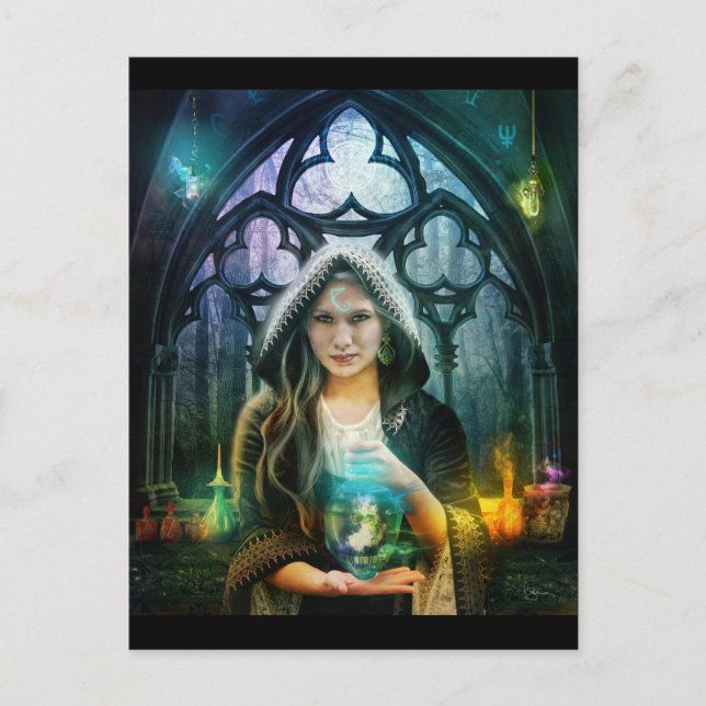 Cartão Postal Cartão-postal alquimista (Frente)