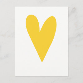 Cartão Postal Cartão-postal amarelo