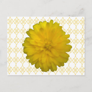 Cartão Postal Cartão-postal Amarelo Marigold
