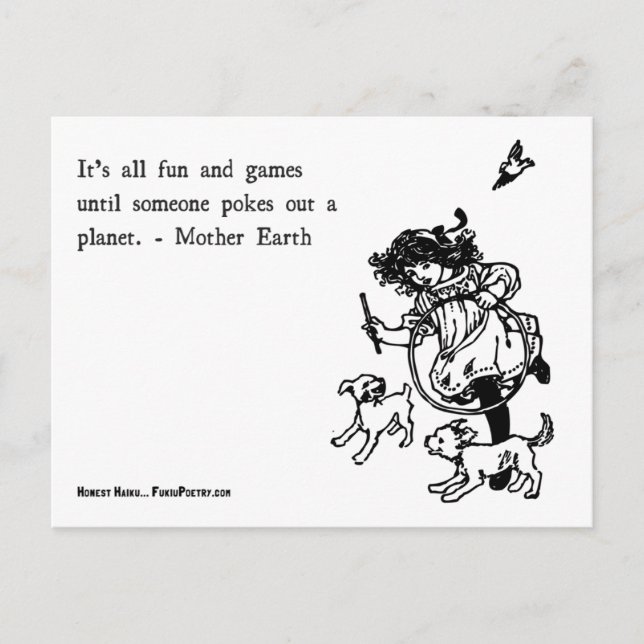 Cartão Postal Cartão-postal ambiental (Frente)