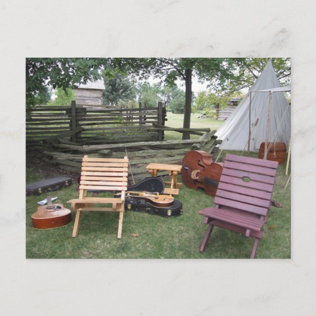 Cartão Postal Cartão-postal "Amigos que Brincam Juntos" do Músic (Frente)