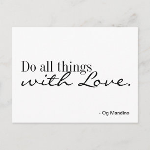 Cartão Postal Cartão-postal - Amor