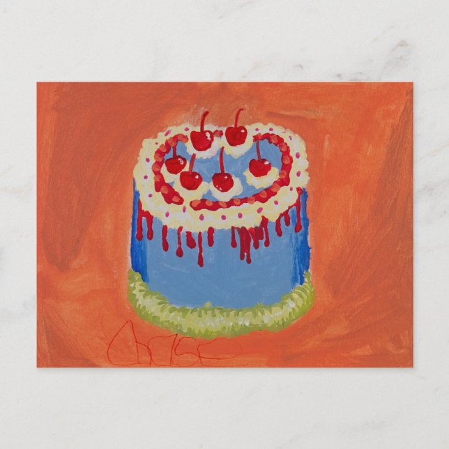 Cartão Postal Cartão-postal "Aniversário" (Frente)