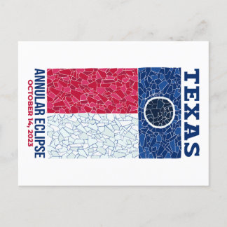 Cartão Postal Cartão-postal Annular Texas