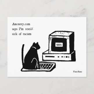Cartão Postal Cartão-postal Anti-Racismo Haiku