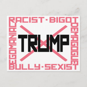 Cartão Postal Cartão-postal Anti-Trump