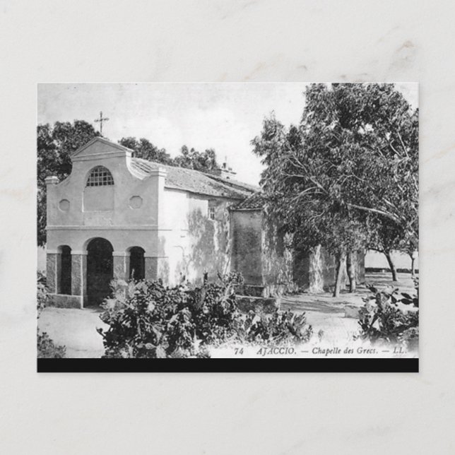 Cartão Postal Cartão-postal antigo - Ajaccio, Córsega (Frente)