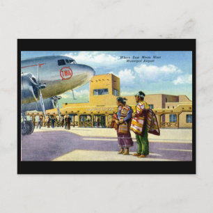 Cartão Postal Cartão-postal antigo - Albuquerque, Novo México