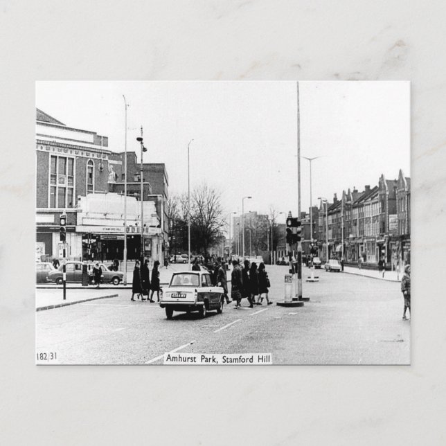 Cartão Postal Cartão-postal antigo - Amhurst Park, Stamford Hill (Frente)