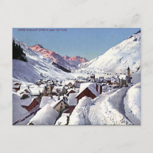 Cartão Postal Cartão-postal antigo - Andermatt, Suiça
