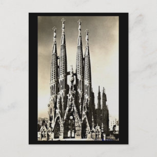 Cartão Postal Cartão-postal antigo - Barcelona, Sagrada Famíli