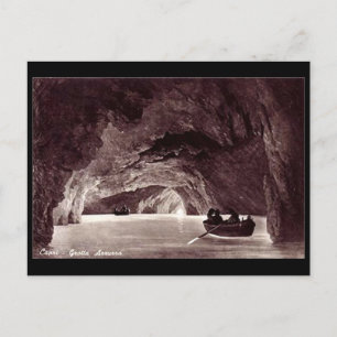 Cartão Postal Cartão-postal antigo - Blue Grotto, Capri, Itália