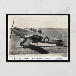 Cartão Postal Cartão-postal antigo - Boulton Paul "Defiant"