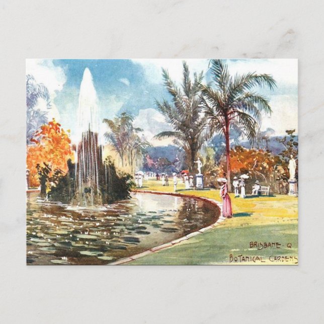 Cartão Postal Cartão-postal antigo - Brisbane, Queensland (Frente)