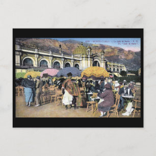 Cartão Postal Cartão-postal antigo - Café de Paris, Monte Carl