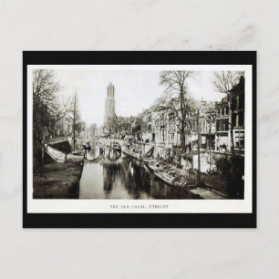 Cartão Postal Cartão-postal antigo - Canal Antigo, Utrecht, Pa