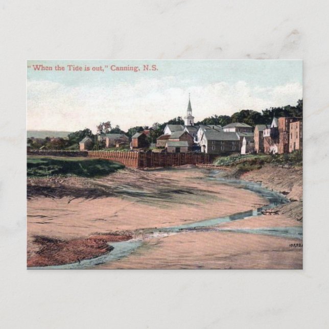 Cartão Postal Cartão-postal antigo - Canning Nova Scotia, Canadá (Frente)