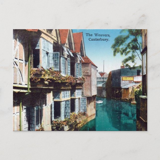 Cartão Postal Cartão-postal antigo - Canterbury, Os Weavers (Frente)