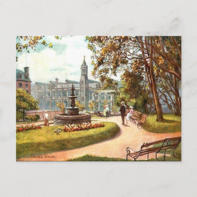 Cartão Postal Cartão-postal antigo - Carlisle, Cumbria (Frente)