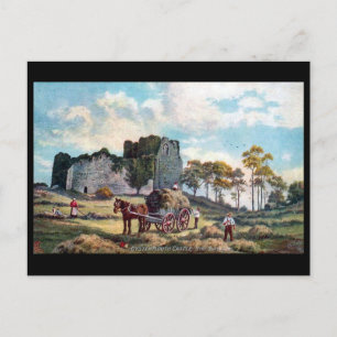 Cartão Postal Cartão-postal antigo - Castelo de Oystermouth, pe