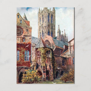 Cartão Postal Cartão-postal antigo - Catedral de Canterbury