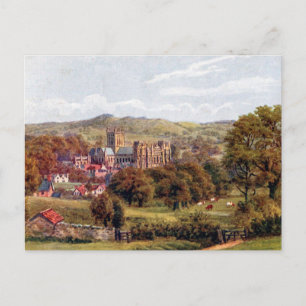 Cartão Postal Cartão-postal antigo - Catedral de Wells, Somerse