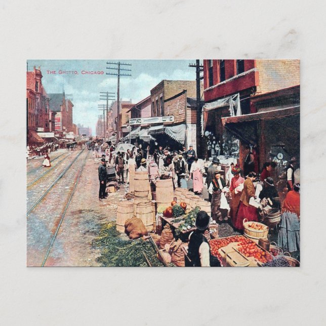 Cartão Postal Cartão-postal antigo - Chicago, Illinois (Frente)