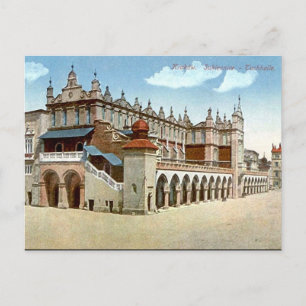 Cartão Postal Cartão-postal antigo - Cloth Hall, Cracóvia, Pol