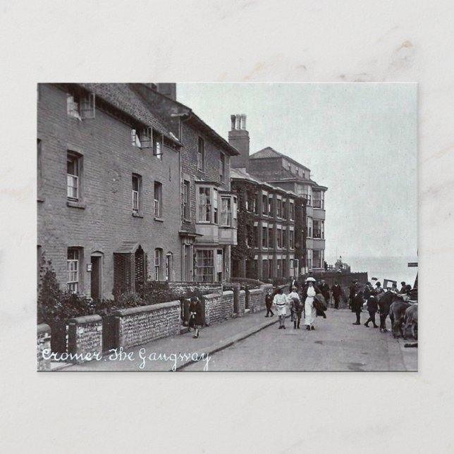 Cartão Postal Cartão-postal antigo - Cromer, Norfolk (Frente)