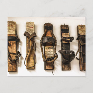 Cartão Postal Cartão-postal antigo de Esqui Movido