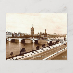 Cartão Postal Cartão-postal antigo de Londres - Ponte Lambeth