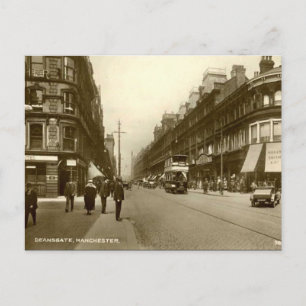 Cartão Postal Cartão-postal antigo - Deansgate, Manchester