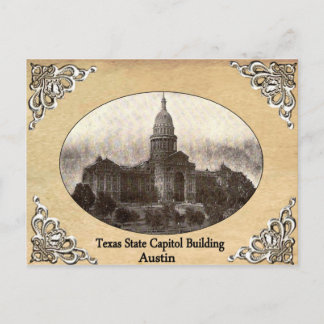 Cartão Postal Cartão-postal antigo do Capital do Estado do Texas