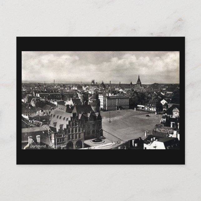 Cartão Postal Cartão-postal antigo - Dortmund, Hansaplatz (Frente)