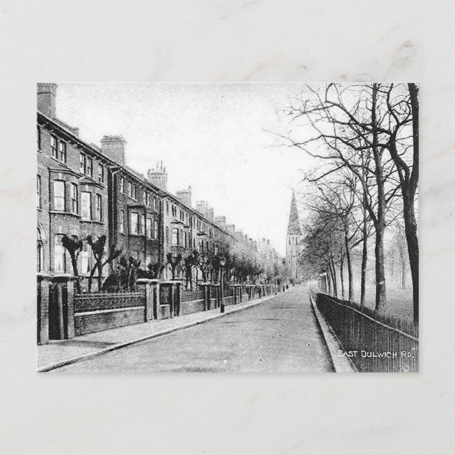 Cartão Postal Cartão-postal antigo - East Dulwich, Londres (Frente)