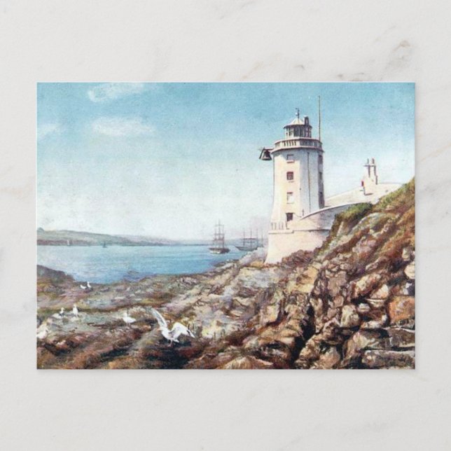 Cartão Postal Cartão-postal antigo - Falmouth, Cornwall (Frente)