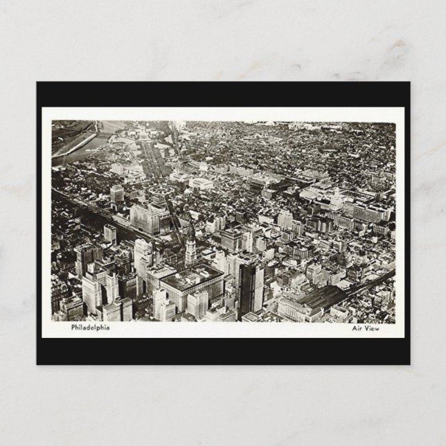 Cartão Postal Cartão-postal antigo, Filadélfia, PA (Frente)