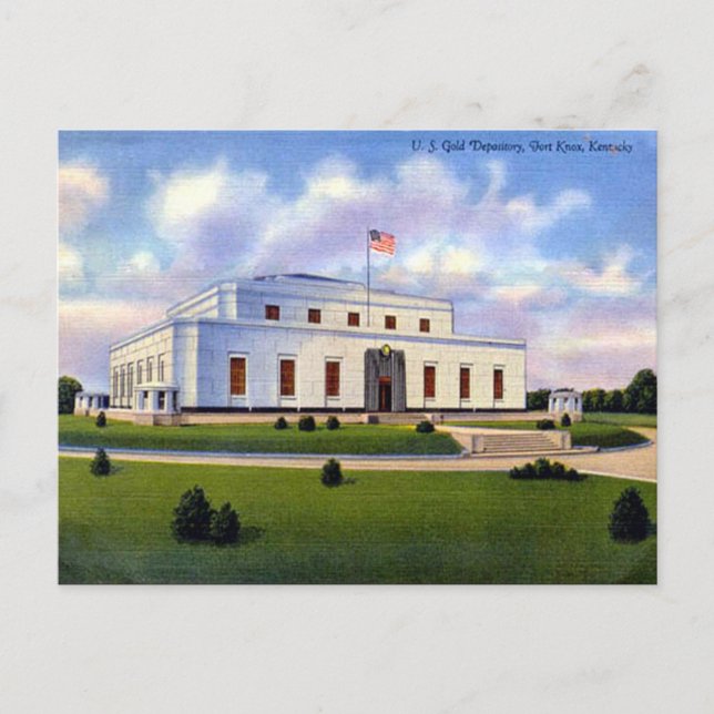 Cartão Postal Cartão-postal antigo - Fort Knox, Kentucky, EUA (Frente)