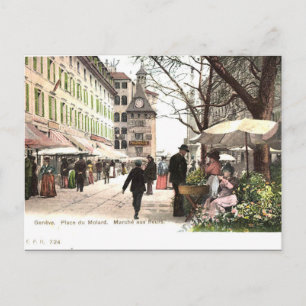 Cartão Postal Cartão-postal antigo - Genebra, Suiça