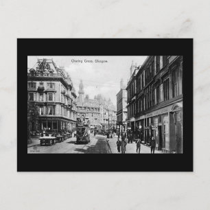 Cartão Postal Cartão-postal antigo, Glasgow, Cruz Charing