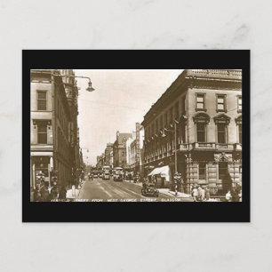 Cartão Postal Cartão-postal antigo, Glasgow, Rua Renfield