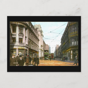 Cartão Postal Cartão-postal antigo, Glasgow, Rua Renfield