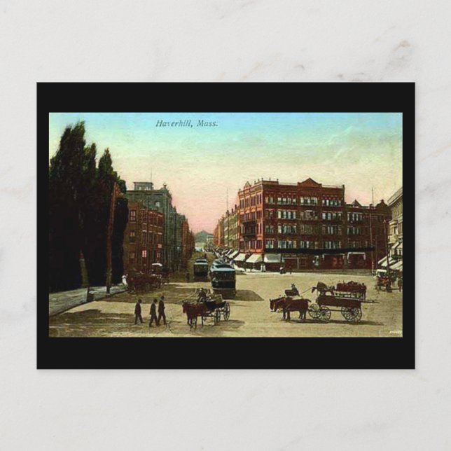 Cartão Postal Cartão-postal antigo - Haverhill, Massachusetts (Frente)