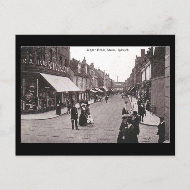 Cartão Postal Cartão-Postal Antigo - Ipswich, Suffolk (Frente)
