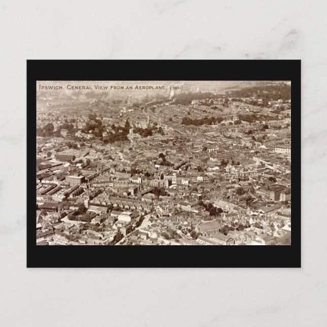 Cartão Postal Cartão-Postal Antigo - Ipswich, Suffolk (Frente)